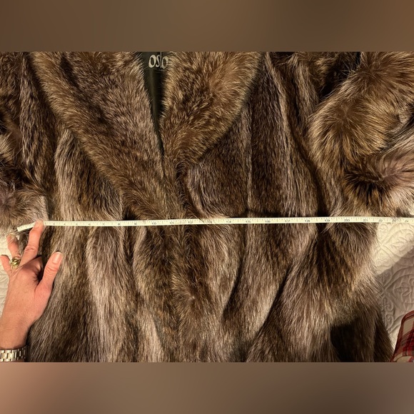 Women’s Brown Fur Coat - Picture 2 of 10